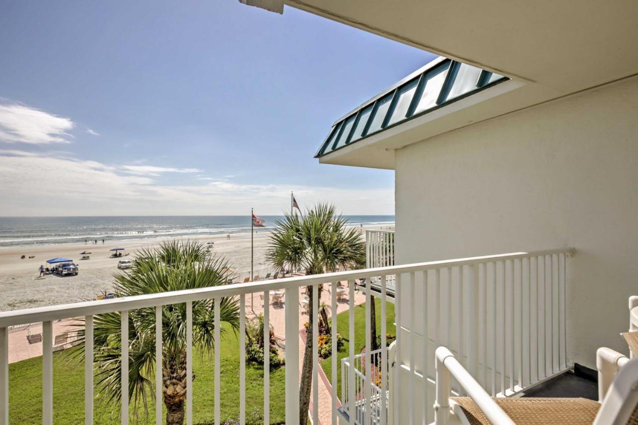 Daytona Beach Studio With Oceanfront Balcony And Pool! Екстер'єр фото