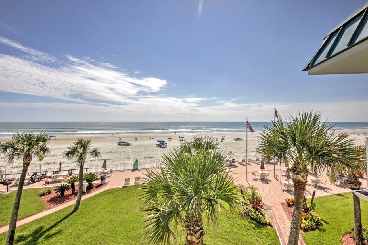 Daytona Beach Studio With Oceanfront Balcony And Pool! Екстер'єр фото