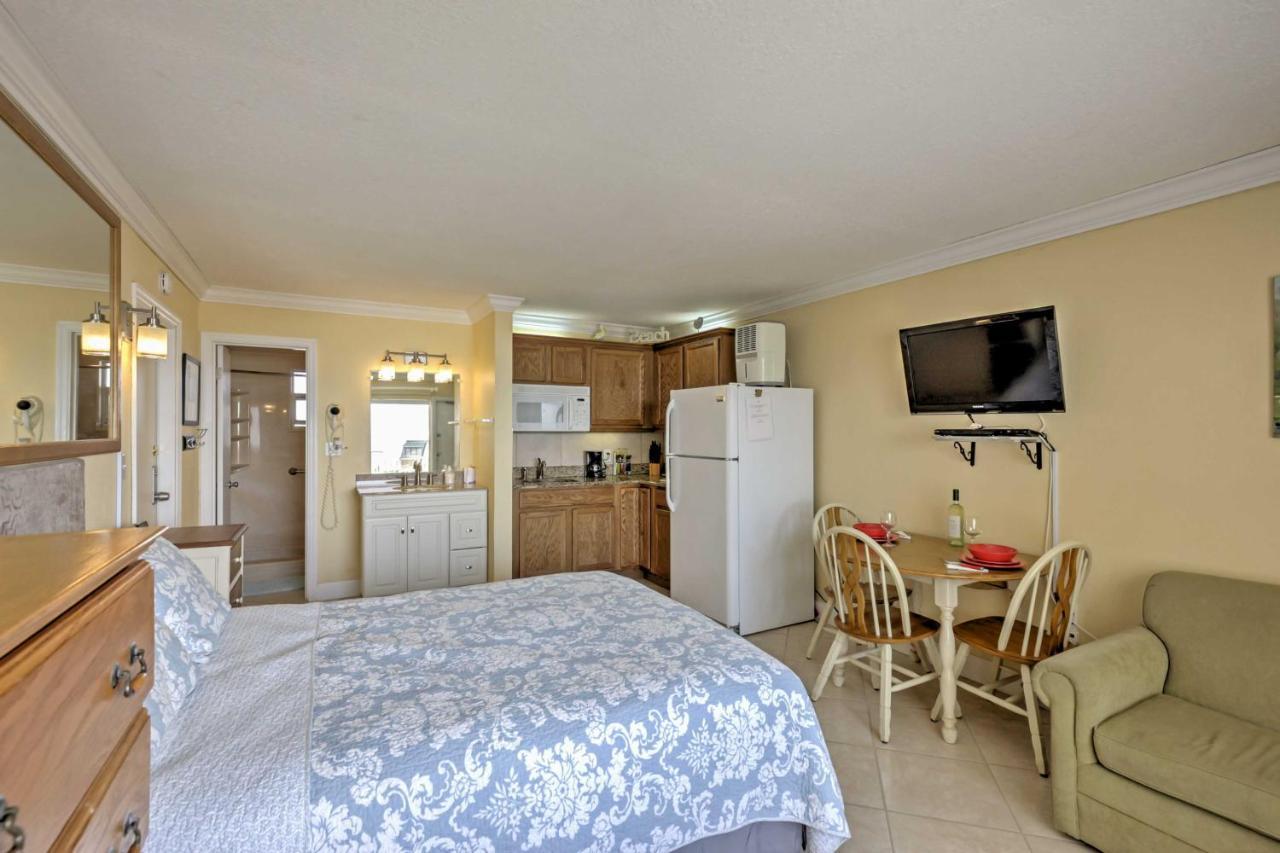 Daytona Beach Studio With Oceanfront Balcony And Pool! Екстер'єр фото