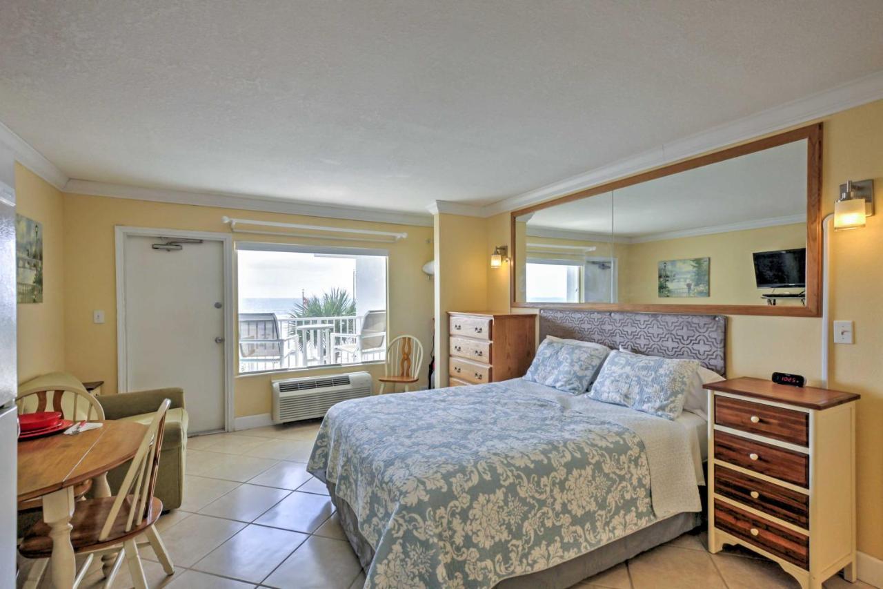 Daytona Beach Studio With Oceanfront Balcony And Pool! Екстер'єр фото