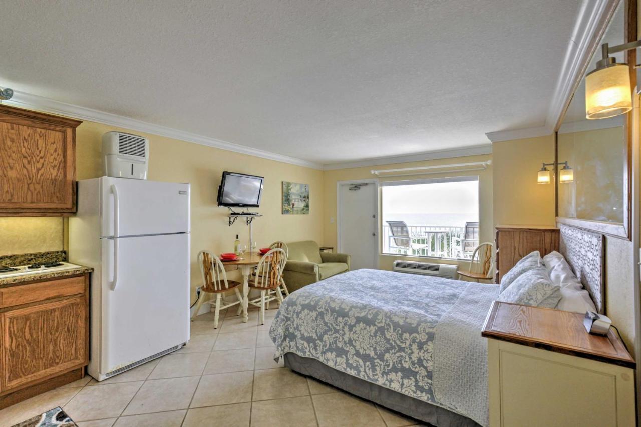 Daytona Beach Studio With Oceanfront Balcony And Pool! Екстер'єр фото