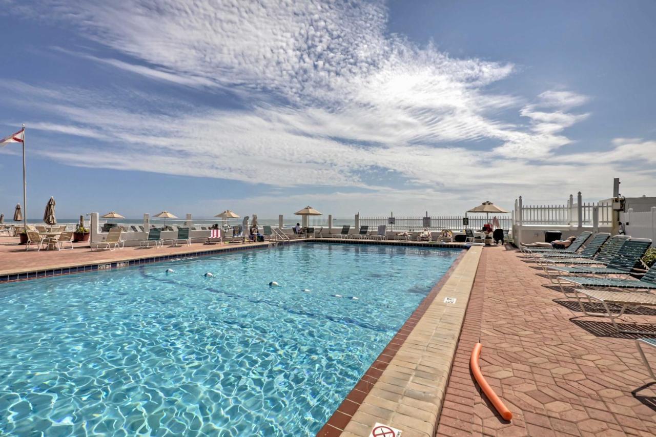 Daytona Beach Studio With Oceanfront Balcony And Pool! Екстер'єр фото