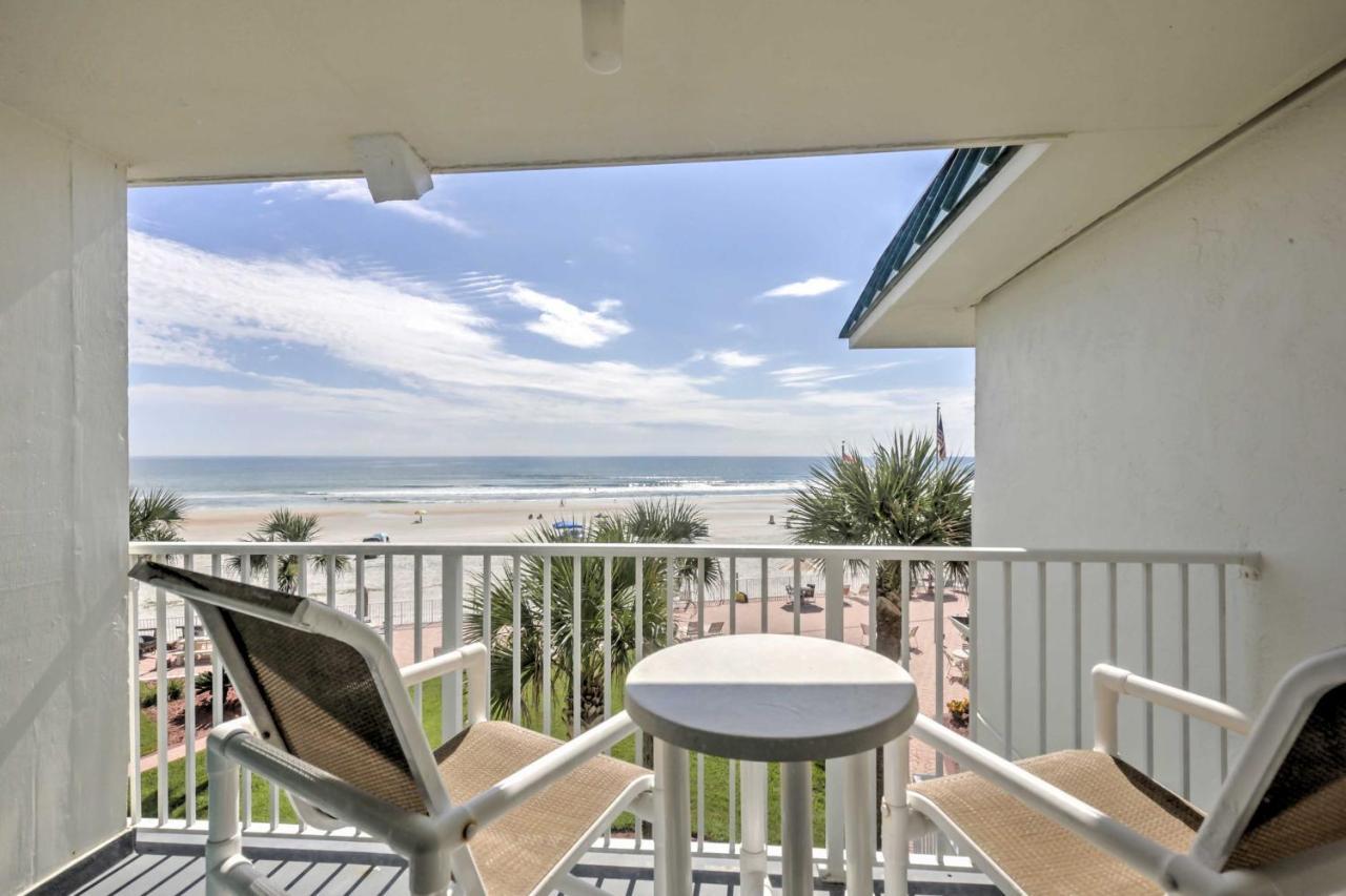 Daytona Beach Studio With Oceanfront Balcony And Pool! Екстер'єр фото